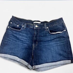 Levi's Dark Blue Women's Jean Shorts